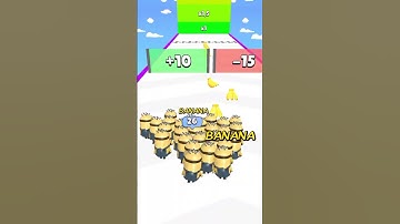 BANANA MINIONS RUNNER : STEAL THE MOON - GAME ANDROID,IOS #SHORTS GAMES 🔥💥