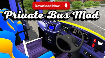 new private bus mod for bussid | sinar jaya hino jetbus 3 | bus simulator indonesia |