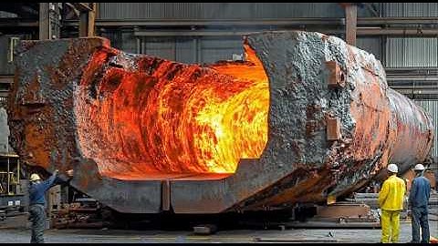 Extremely Dangerous CNC Lathes, Forging Machines & Heavy Equipment In Steel Mills