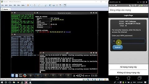 Wifi phishing - Linset  in Wifislax