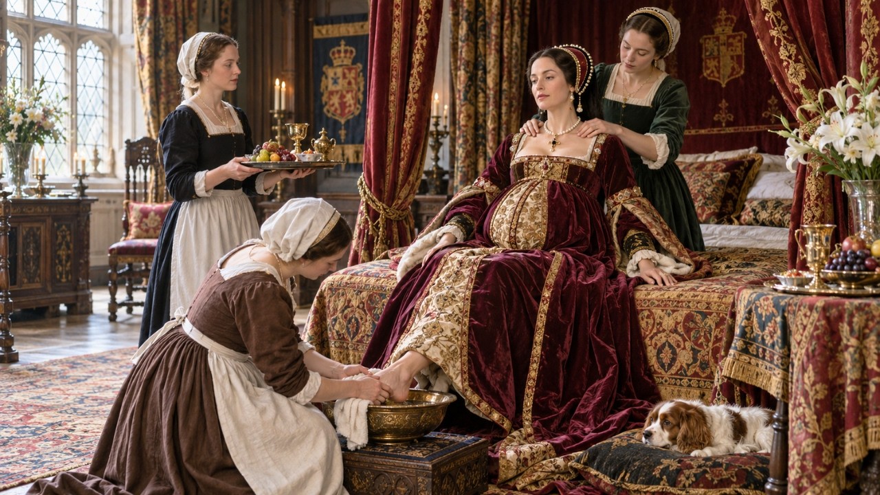 They say the most dangerous weapon in Tudor England isn't a sword. It's the body of a pregnant queen. In 1534, Anne Boleyn wakes up every morning knowing her body is not her own. It belongs to the...