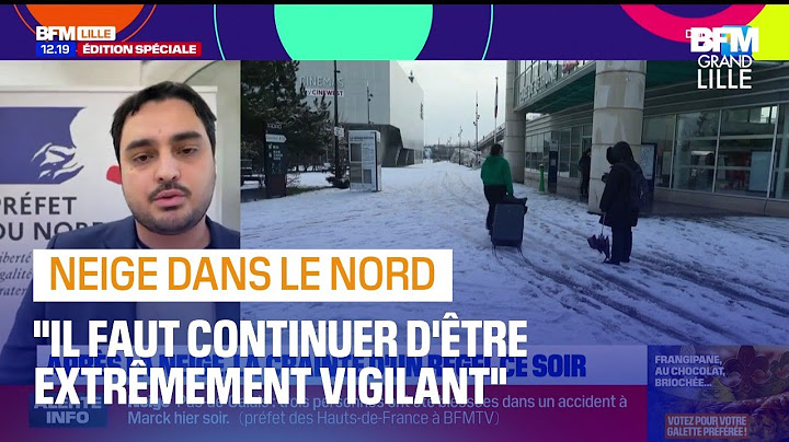 Neige dans le Nord: le point sur la situation