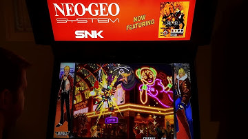 Garou: Mark of the Wolves Arcade Cabinet MAME Gameplay w/ Hypermarquee