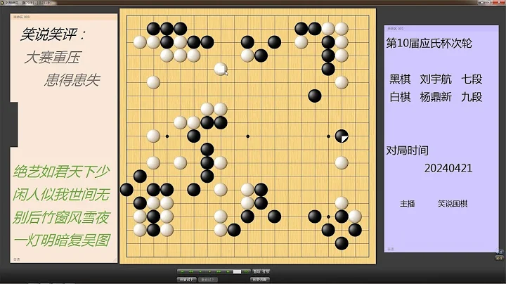 应氏杯：杨鼎新刘宇航遭遇内战，棋局笼罩在大赛重压的气氛中 - 天天要闻