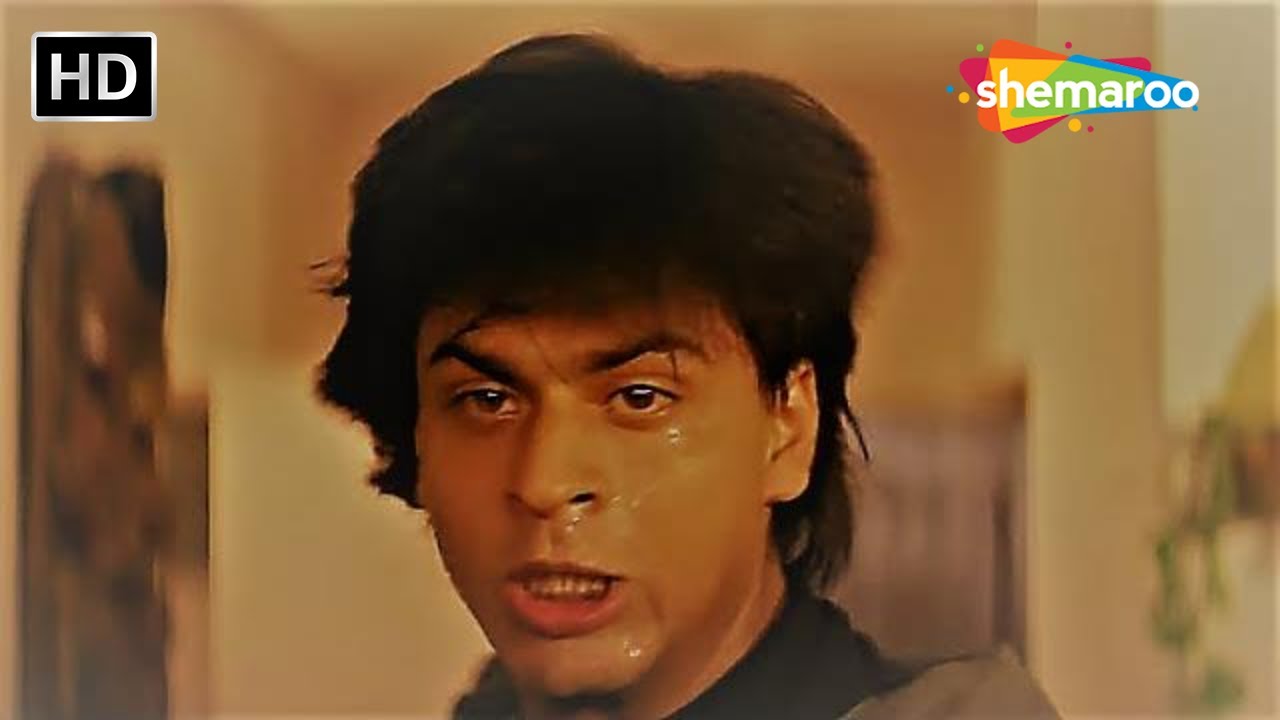 शाहरुख़ खान का जबरदस्त एक्शन सीन - Deewana - SUPERHIT BOLLYWOOD MOVIE - Shah Rukh Khan, Divya - HD