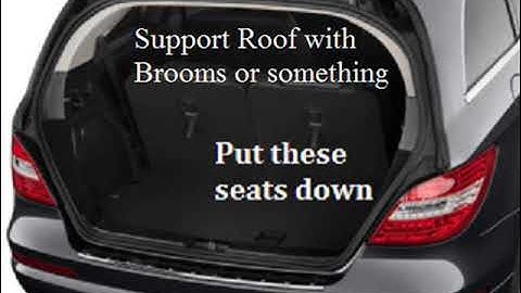 Mercedes w251 R350 Hatch Strut Replacement