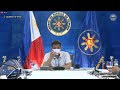 President Rodrigo Duterte's recorded message to the nation | Monday, November 23