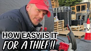 HOW EASY IT IS FOR A THIEF TO REMOVE A HITCH LOCK?