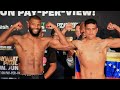Badou Jack vs Dervin Colina THE FULL WEIGH IN AND FACE OFF | Floyd Mayweather vs Logan Paul