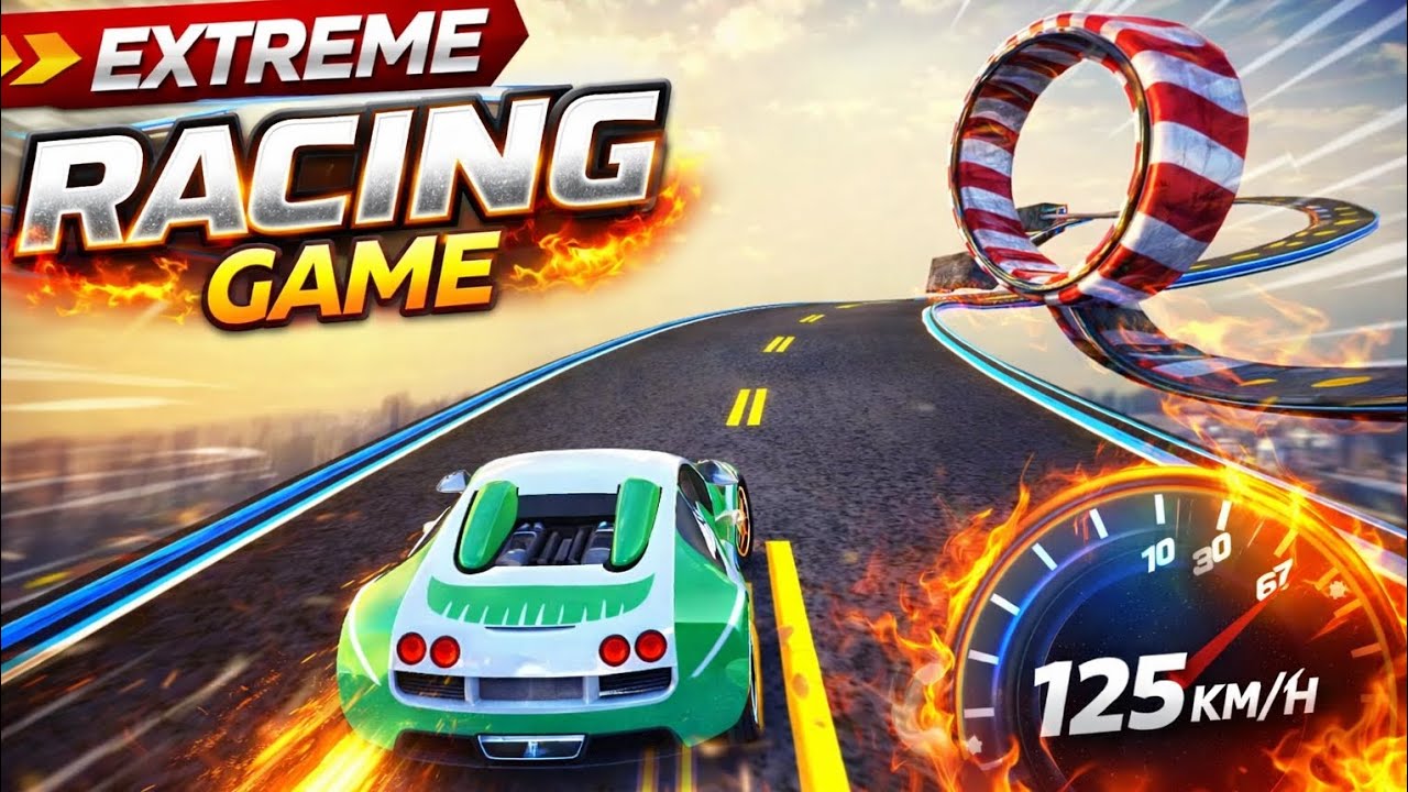 Mega Ramp monster Exstrime Racing game