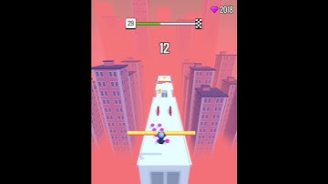 Roof Rails : Gameplay Unlock Level 29 (iOS, Android)