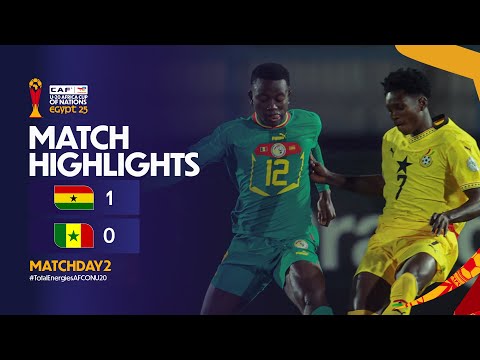 Ghana 1-0 Senegal Highlights l TotalEnergies AFCON U-20 l Matchday 2