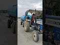 swaraj 744 fe tractor 🚜 and water tank,over flowing water on the road #jcb #excavator #short #Bal to
