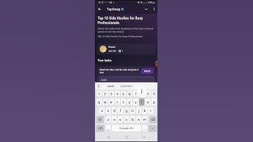 top 10 side hustles for busy professionals | Tapswap vídeo code
