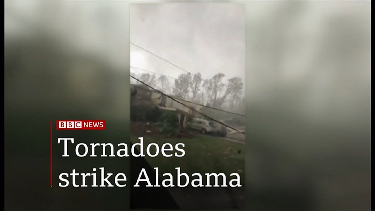 Weather Events 2021 - Tornadoes hit southern states (USA) - BBC - 26th March 2021