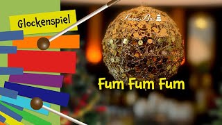 How to Play Fum Fum Fum on the Glockenspiel / Xylophone | Easy Christmas Music Tutorial