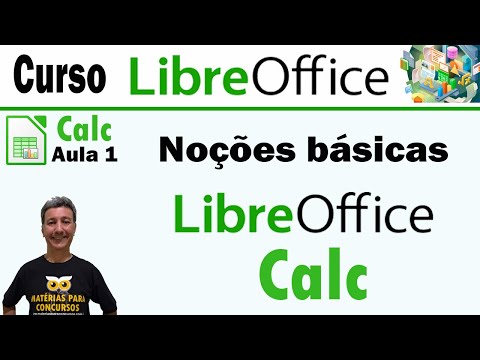 Aula 1 libreoffice Calc Noções básicas