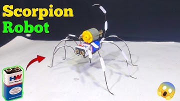 How To Make Robot Scorpion Using 9 Volt Battery || kaise banaye Scorpion robot || Samar Experiment