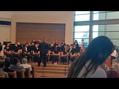 Newbury Park Adventist Academy Concert Band performing at Tierra Santa SDA Church, April 20, 2024