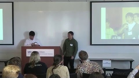 Rap Battle at Spring 2016 Informatics Student Project Showcase