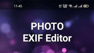 Edit Rincian Foto dengan aplikasi Photo EXIF Editor