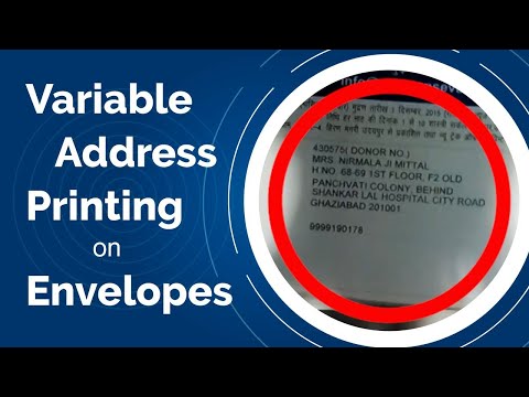Variable Address Printing
