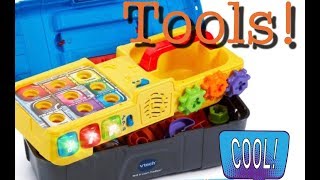 Vtech Super Cool Tool Box Nails Hammer Colors Numbers