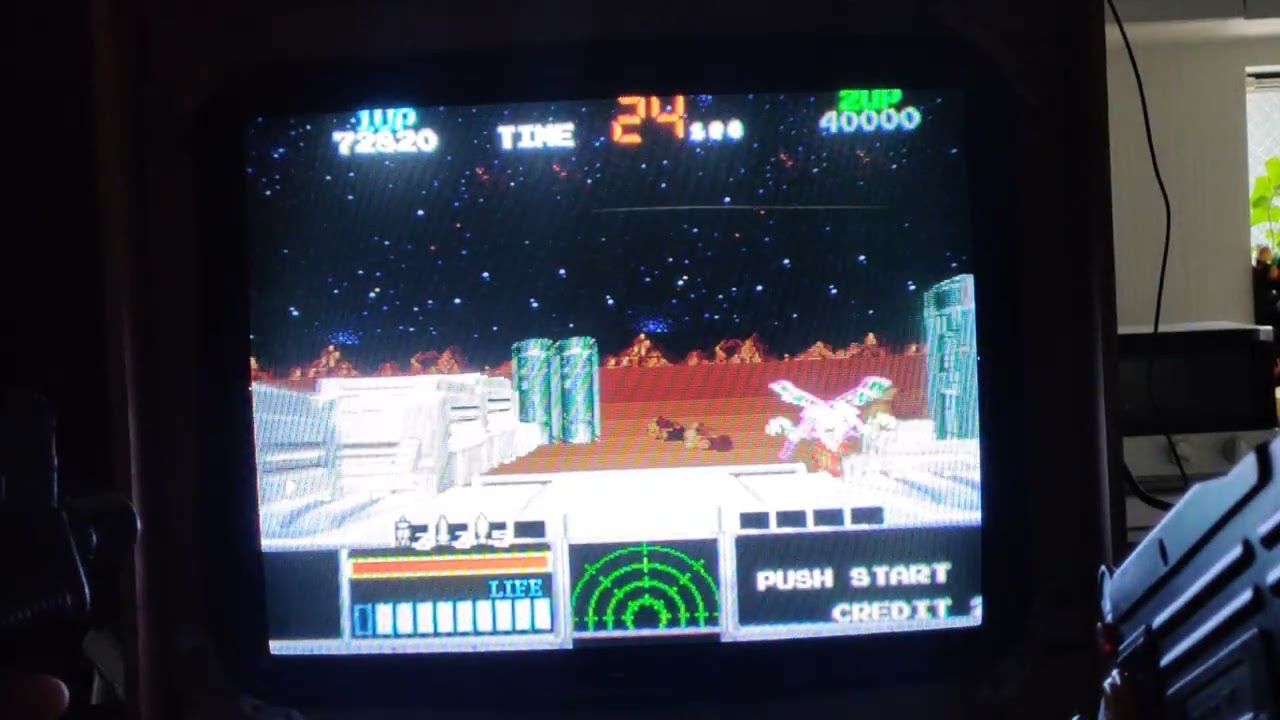 Taito Space Gun 1990 Arcade: Actual Hardware Gameplay - YouTube