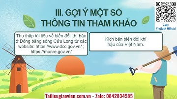 Giáo án PowerPoint Bài 35: Tìm hiểu về biến đổi khí hậu ở Đồng bằng Sông Cửu Long | Địa Lí 12 CTST