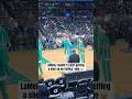 LaMelo shooting on Celtics’ side during warmups 😂 (via snapshotkyle/IG)