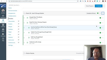 Mark as Done in Canvas Modules
