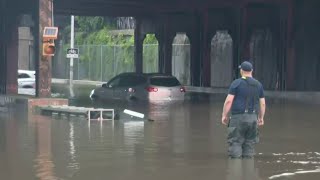 Homes flooded, cars stranded across Metro Detroit