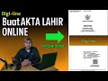 Buat Akta Lahir Online, Ini Syaratnya