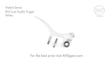 Violent Series - DLX Luxe Scythe Trigger - White - Visual 360