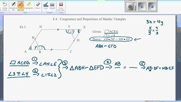 ATHS Honor Geometry Video 8.4 Proportions of Similar Triangles.wmv