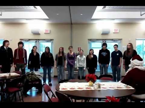 Neah-Kah-Nie High School Choir entertains Santa