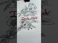 beautiful floral design 🌸 ✨ #shorts#motivation#like#comment#trending#love#drawing#sorts#song#art.