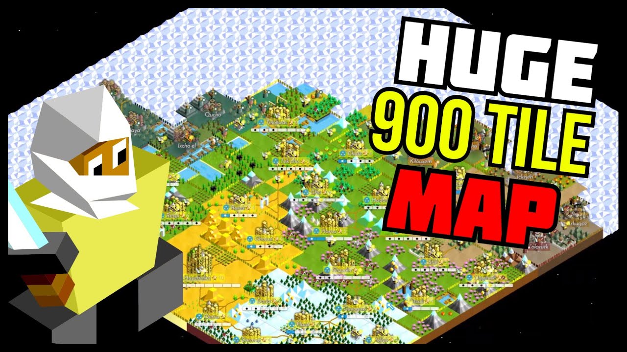 Polytopia On A 900 TILE MAP The Battle of Polytopia Steam Beta