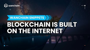 Blockchain is built on the Internet