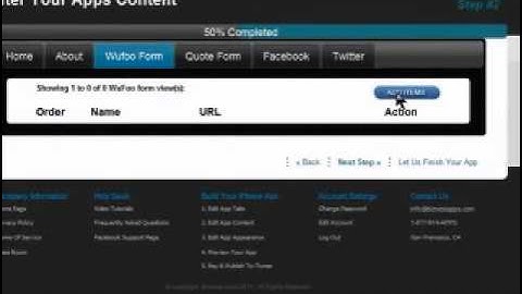 How To Use WuFoo.com with BiznessApps.com