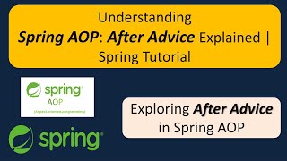 Spring AOP After Advice Example | Spring Tutorial