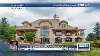 5445 Sunstone Lane  CASTLE ROCK, CO Homes for Sale | coloradohomes.com