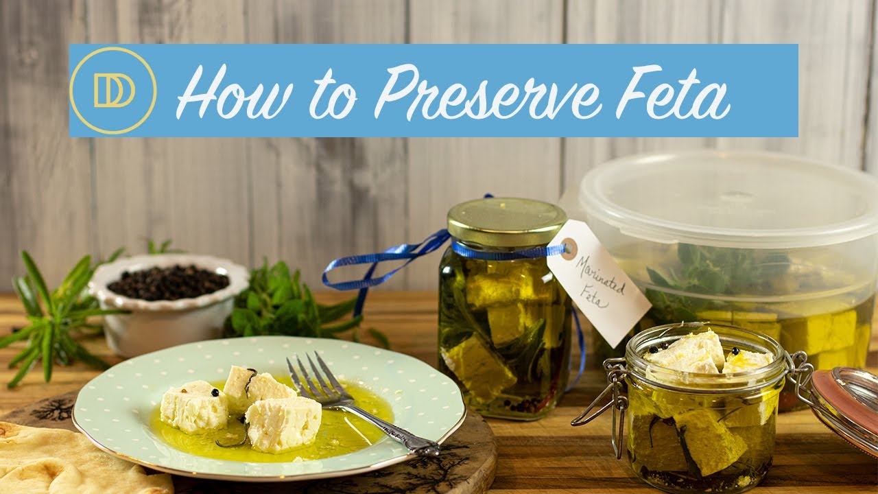 How to Preserve Feta Cheese: Marinated Feta