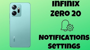 Lock Screen Notifications Settings | Hide Notification content Infinix Zero 20