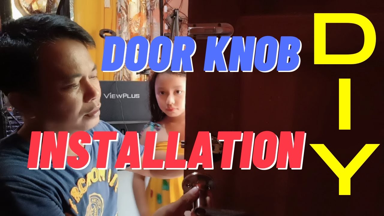 DIY How To Install Door Knob With Lock YouTube