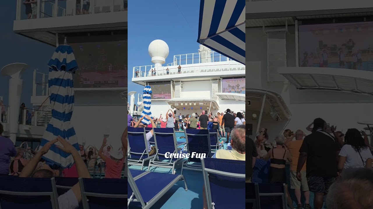 Dancing to the YMCA on a cruise