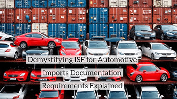 Demystifying ISF 10+2 for Automotive Imports: Documentation Requirements Explained
