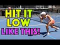 7 key ways to keep the ball low in pickleball so you can prevent an attack before it happens