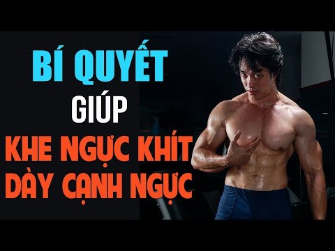 Video Bài tập thể hình khít khe ngực, dầy cạnh ngực - Ép... - youtube
