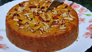 Eggless Mango Suji Cake | मांगो सूजी केक |Samolina Mango Cake Bakery Style |   knowhowwithipsy